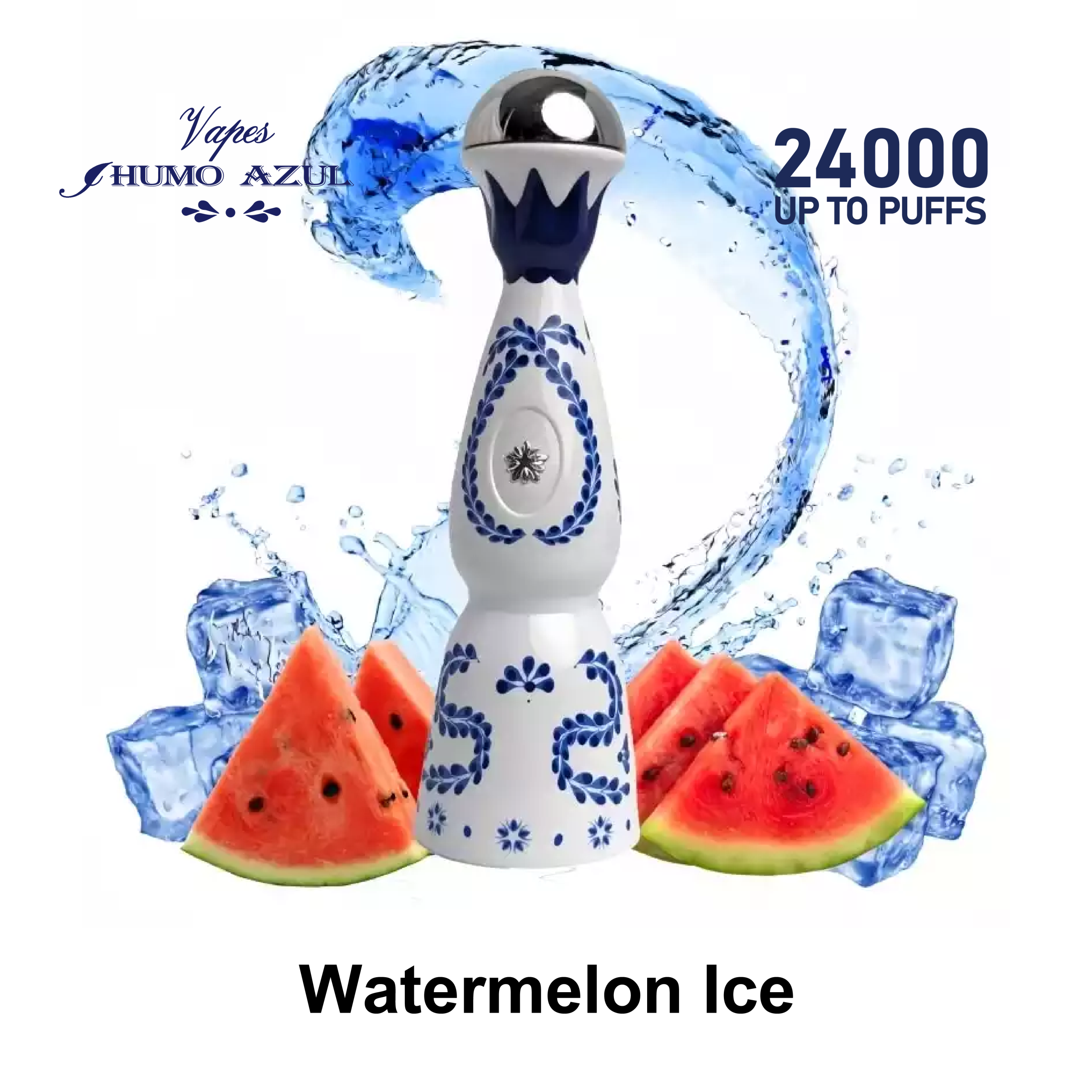 Watermelon Ice Tequila Jalicso Azul 24K Disposable Vape