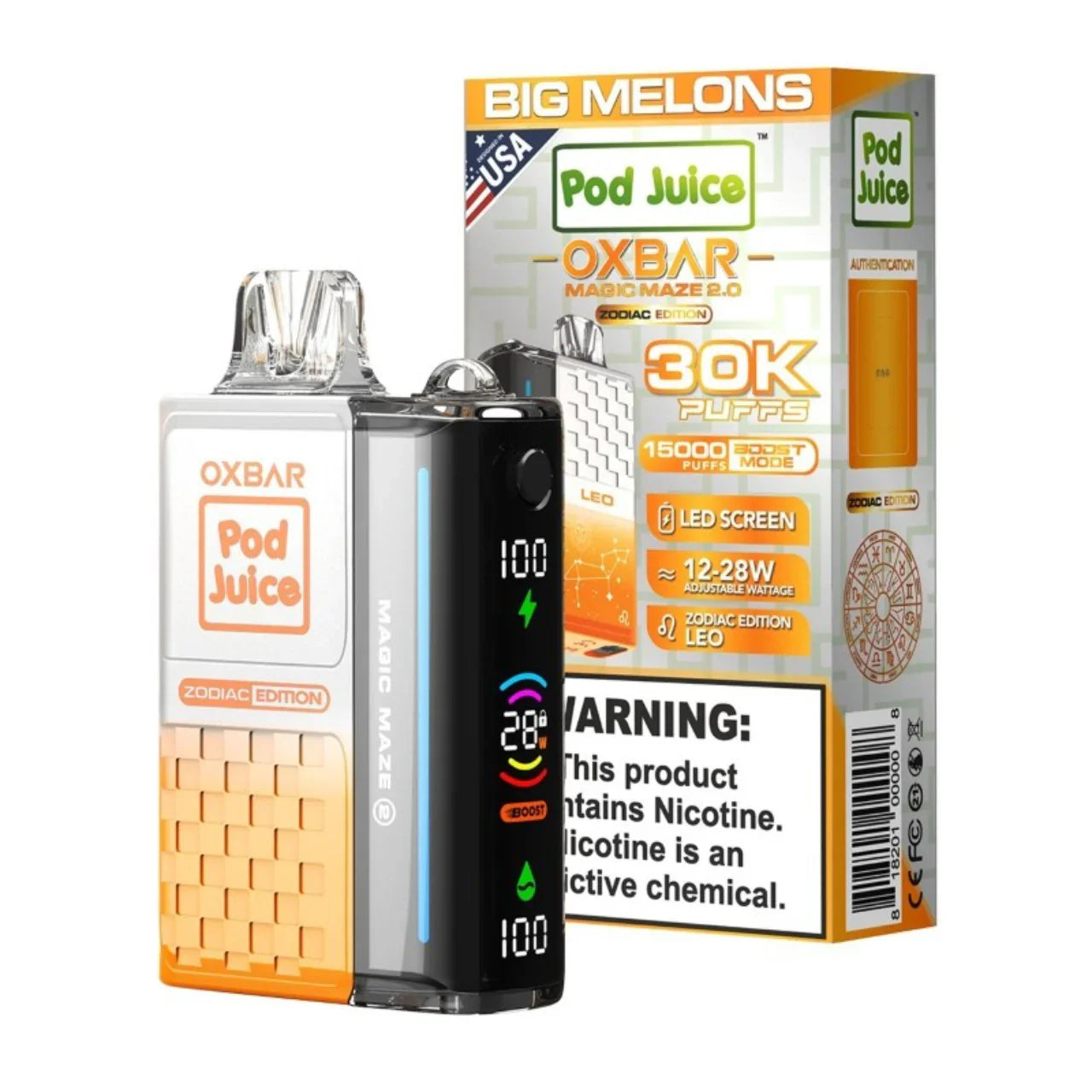 Pink Berries (Sagittarius II) OXBAR Magic Maze 2.0 Zodiac 30K Disposable Vape