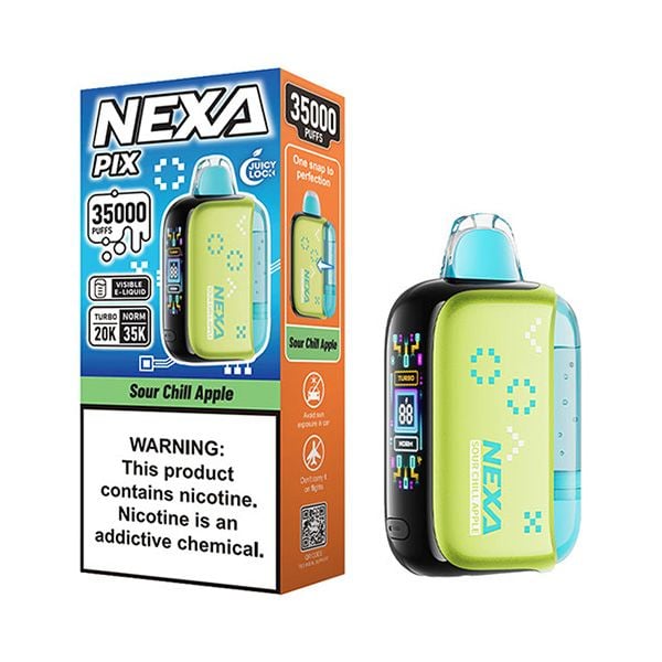 Sour Chill Apple Nexa Pix 35k Disposable Vape