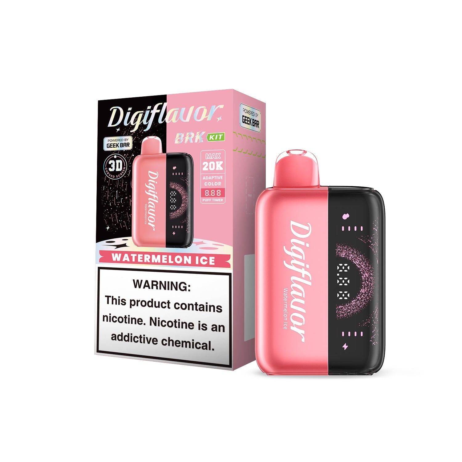 WATERMELON ICE Digiflavor BRK Kit 20K Disposable Vape