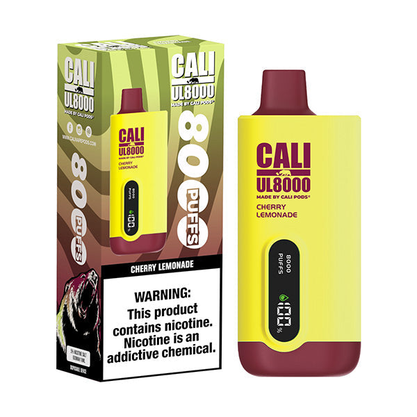 Cherry Lemonade Cali UL8000 Disposable Vape Pod