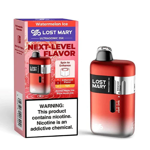 Watermelon Ice Lost Mary Ultrasonic 35k Disposable Vape