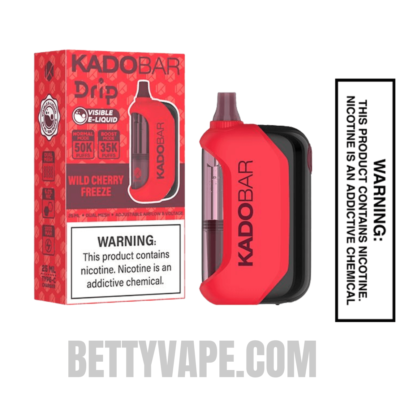 Wild Cherry Freeze Kado Bar Drip 50K Disposable Vape