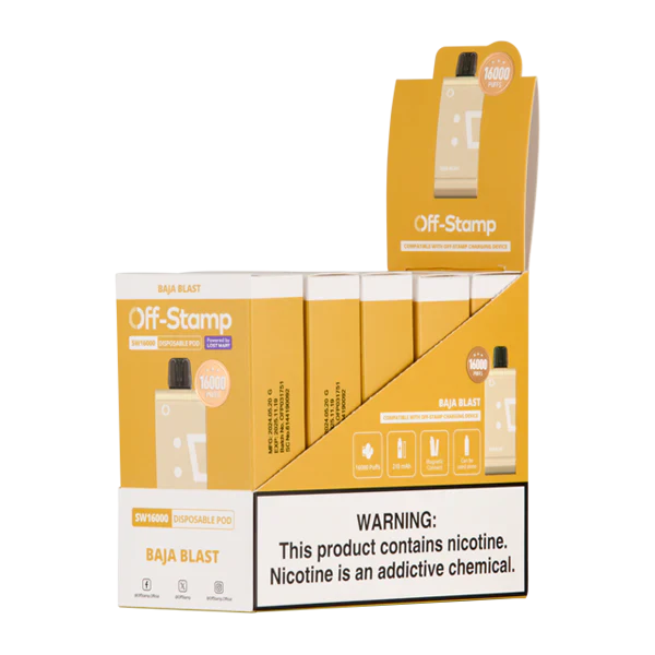 Strawberry Orange Off-Stamp SW16000 Disposable Vape Pod