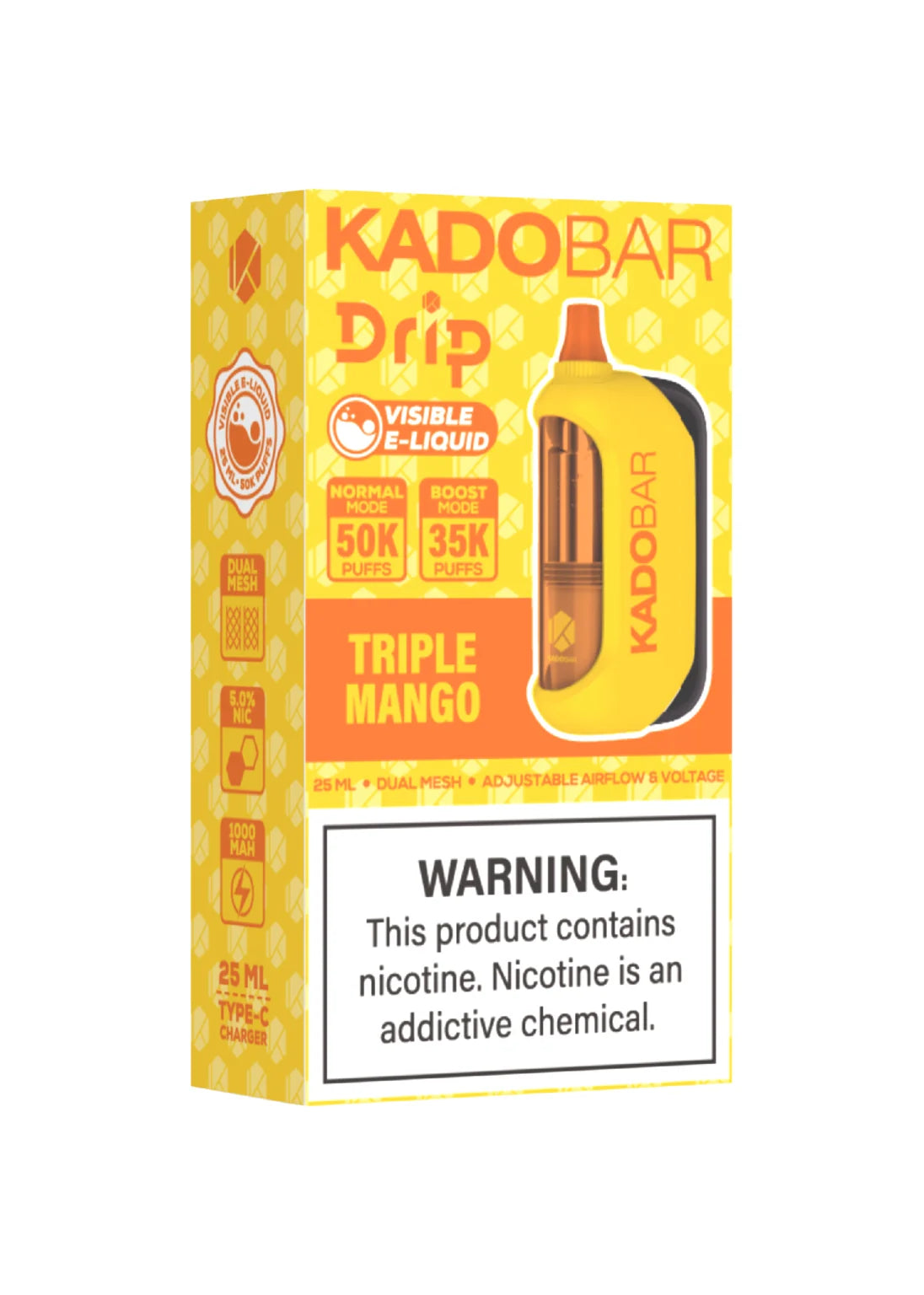 Triple Mango Kado Bar Drip 50K Disposable Vape