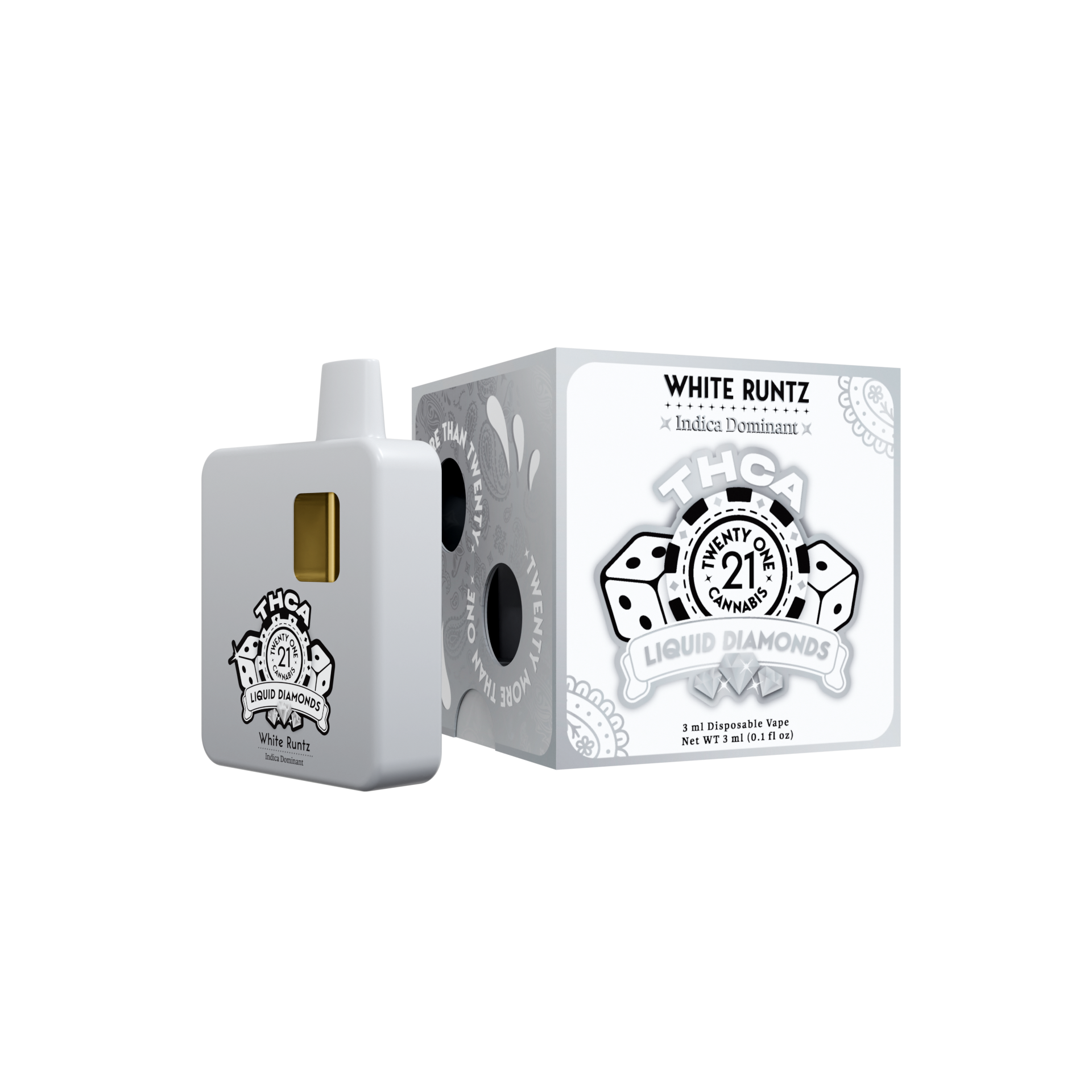 Grape Soda (Hybrid) Twenty One Liquid Diamonds 3mL Disposable Vapes