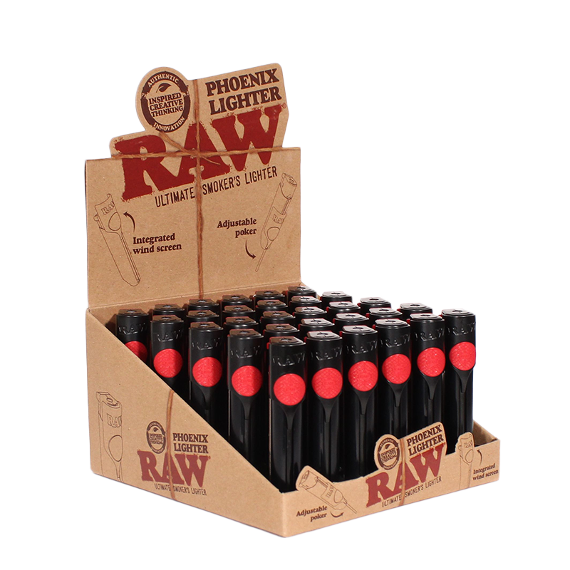 RAW Phoenix Lighter - 30ct. — Black